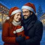 Beide geben sich einen zärtlichen Kuss auf den Mund