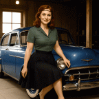 Sie lächelt und winkt1